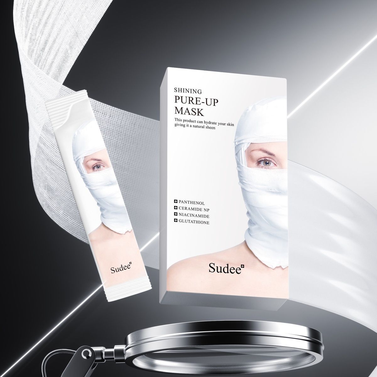 Маска для догляду за шкірою з нерівним тоном Sudee Shining Pure-Up Mask 4ml * 10pcs MC - 021644 фото