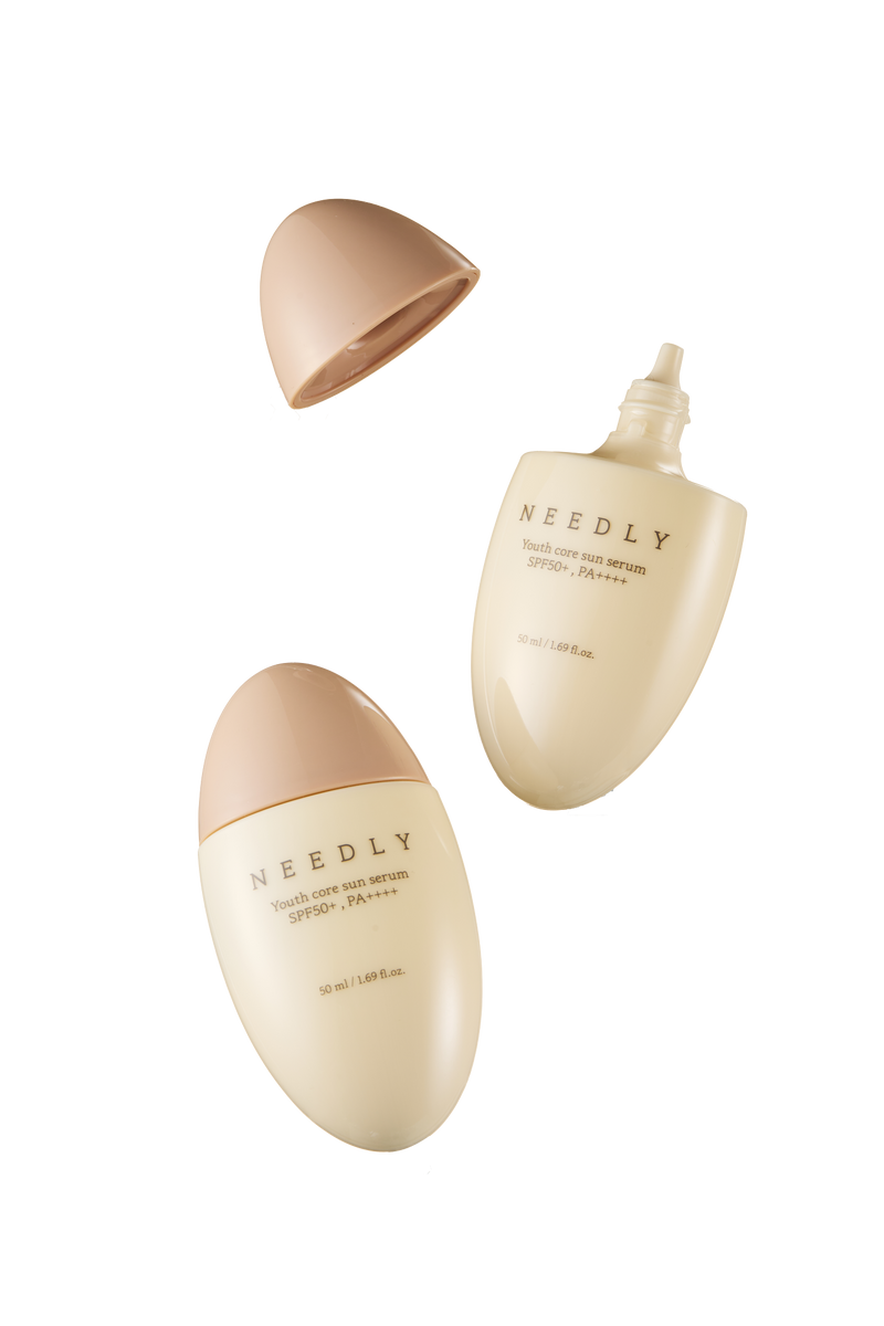 Купити Сонцезахисна крем-сироватка потрійної дії Needly Youth Core Sun Serum SPF 50+ PA++++, 50ml NEEDLY