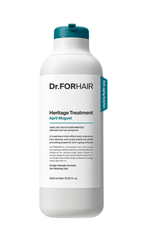 Зволожуюча маска-кондиціонер для волосся та шкіри голови DR.FORHAIR Heritage Treatment April Muguet, 500ml MC - 021162 фото