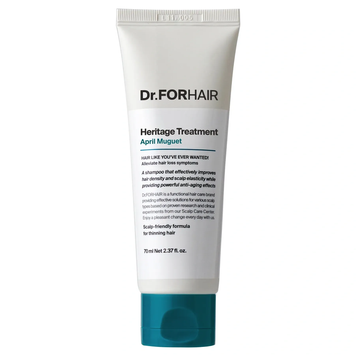 Зволожуюча маска-кондиціонер для волосся та шкіри голови DR.FORHAIR Heritage Treatment April Muguet, 70ml MC - 021163 фото