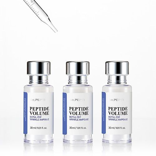 Купити Ампульна сироватка для обличчя проти зморшок з пептидами DR.PEPTI Peptide Volume Botul-Pep Wrinkle Ampoule, 30 мл DR.PEPTI