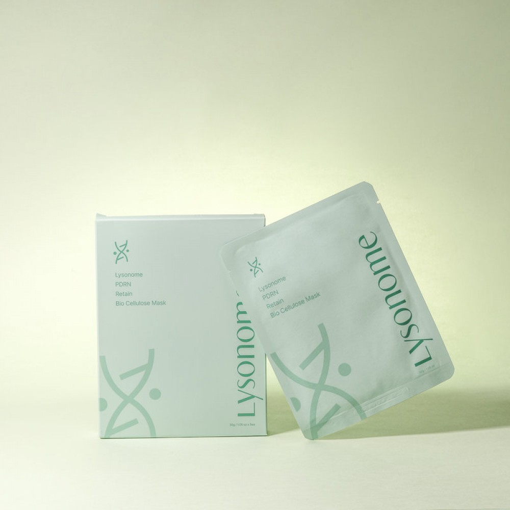 Регенеруючі та відновлюючі маски Lysonome PDRN Retain Bio-Cellulose Mask, 5pcs*30g MC - 010726 фото