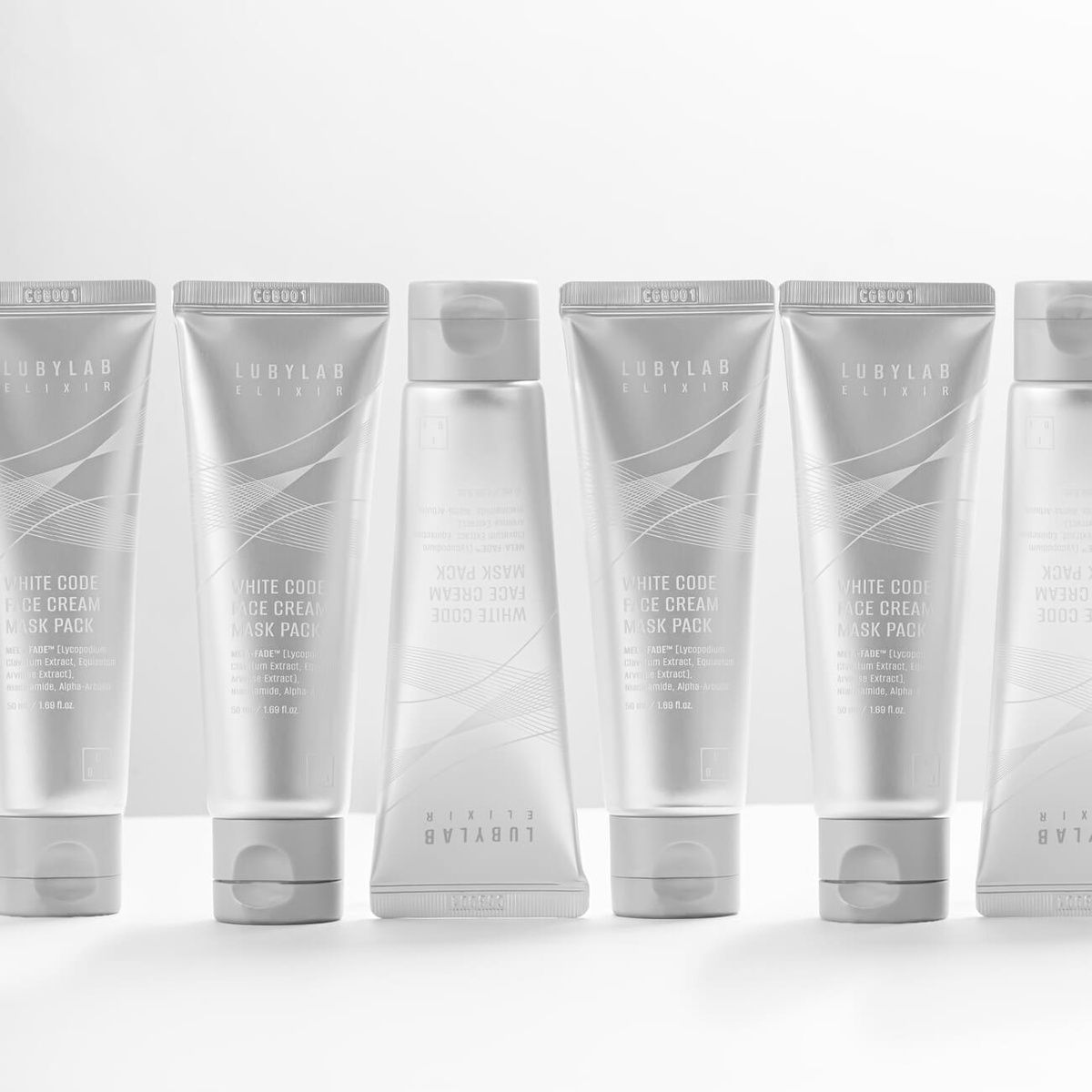Купити Кремова маска для освітлення та сяйва обличчя LUBYLAB White Code Face Cream Mask Pack, 50 мл LUBYLAB
