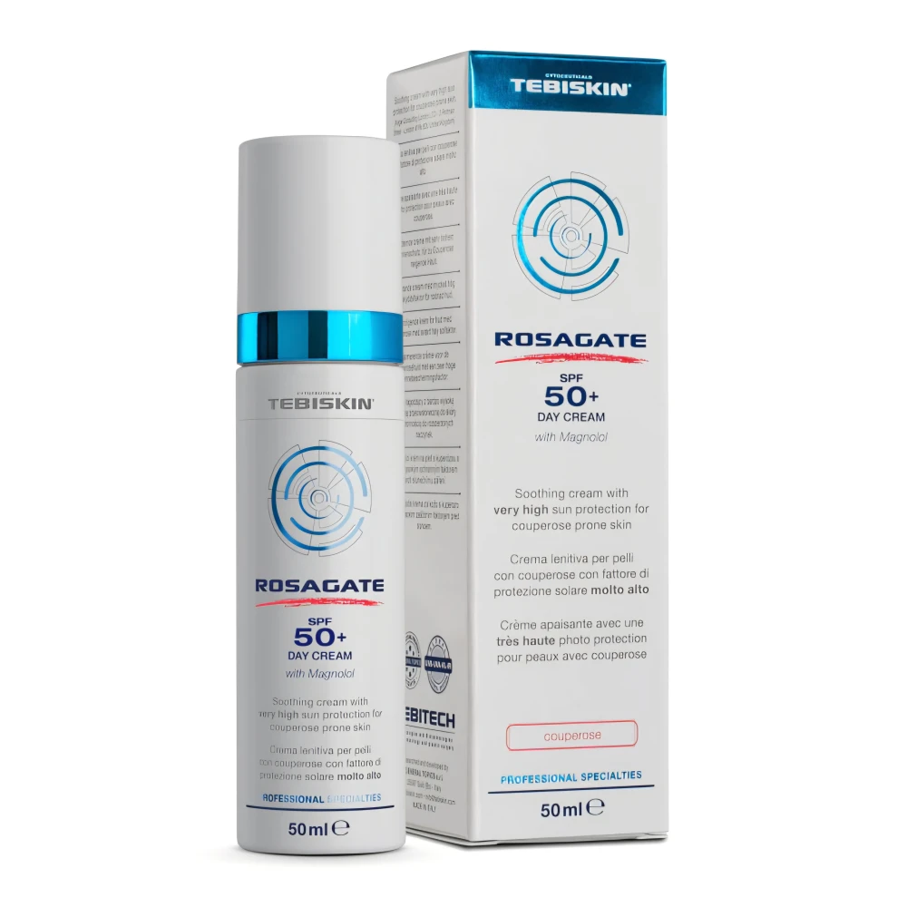 Захисний крем для почервонілої шкіри з SPF 50+ та антиоксидантним ефектом Rosagate SPF 50+ Day Cream, 50ml MC - 020354 фото