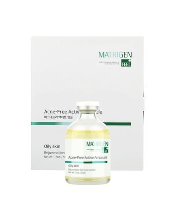 Сироватка для проблемної шкіри/акне Matrigen Acne Free Active Ampoule (CPNP name : Matrigen Purifying Active Ampoule), 50ml MC - 010730 фото
