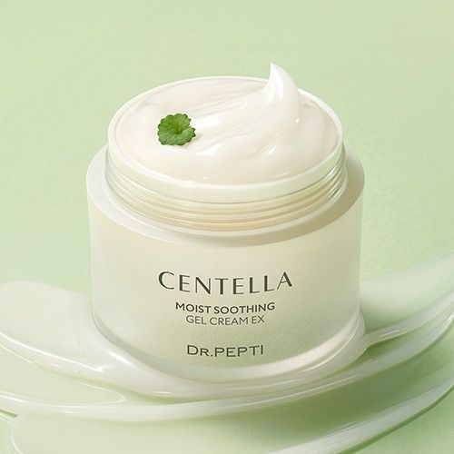 Купити Заспокійливий гель-крем для обличчя з центелою DR.PEPTI Centella Moist Soothing Gel Cream EX, 70 мл DR.PEPTI