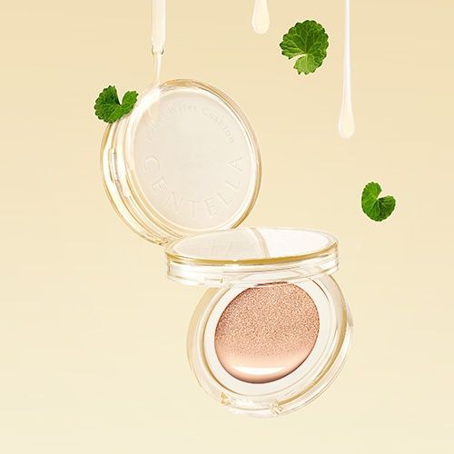 Купити Сонцезахисний кушон для обличчя з центелою DR.PEPTI Centella Relief Water Cushion SPF50+ PA++++, 15 г DR.PEPTI