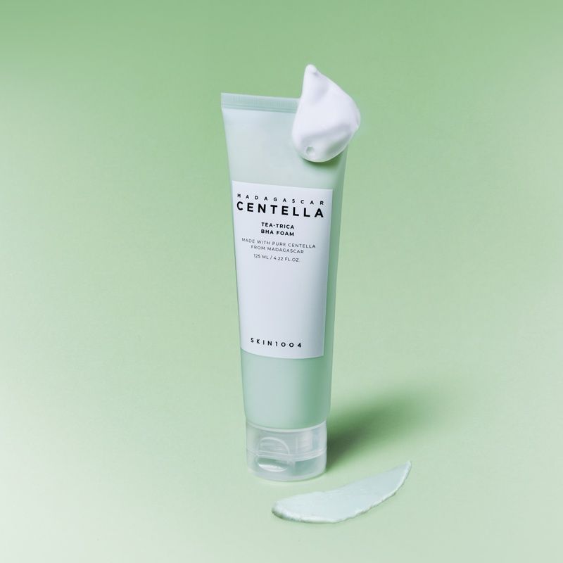 Пінка для вмивання із саліциловою кислотою SKIN1004 Madagascar Centella Tea-Trica BHA Foam, 125ml MC - 021475 фото