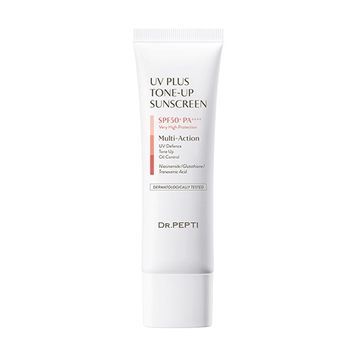 Купити Сонцезахисний крем для обличчя з ефектом освітлення DR.PEPTI UV Plus Tone-Up Sunscreen SPF50+ PA++++, 50 мл DR.PEPTI