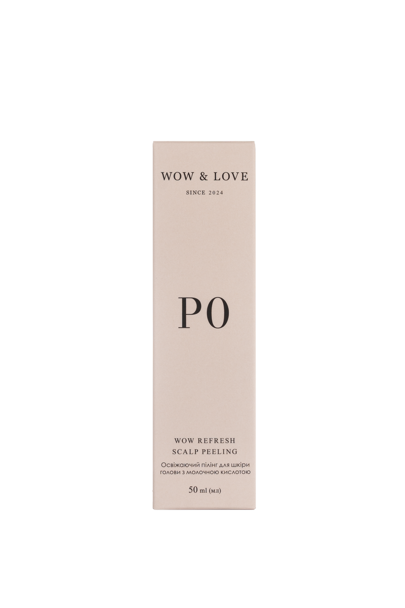 Купити Освіжаючий пілінг для шкіри голови з молочною кислотою WOW & LOVE WOW REFRESH SCALP PEELING, 50 ml WOW & LOVE