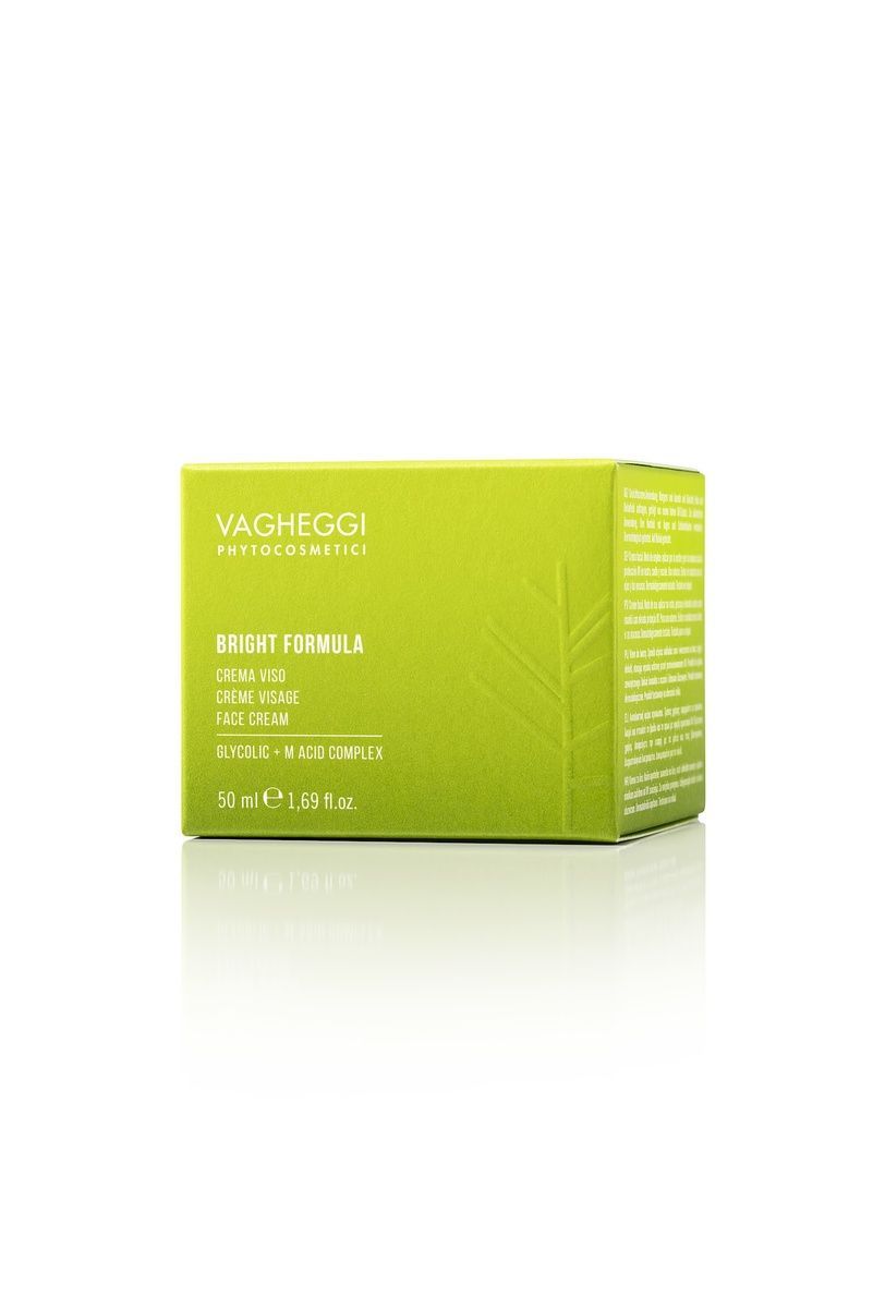 Купити Крем для обличчя Bright Formula Face Cream - Glycolic + M Acid Complex, 50ml Vagheggi