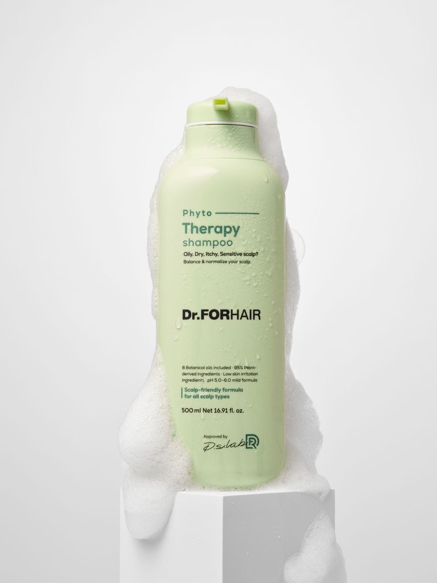 Купити Фітотерапевтичний шампунь для чутливої шкіри голови Dr.FORHAIR Phyto Therapy Shampoo, 500ml Dr.FORHAIR