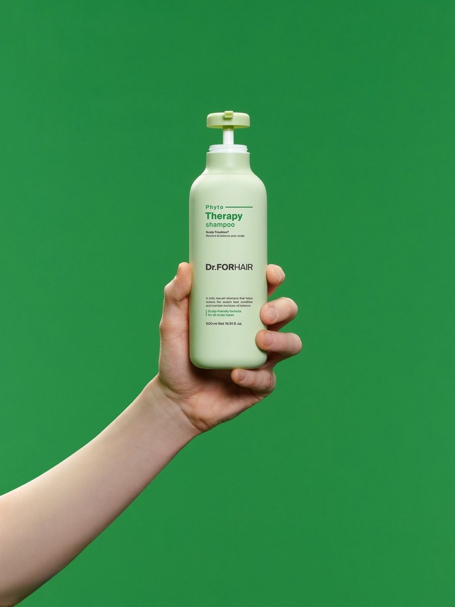 Купити Фітотерапевтичний шампунь для чутливої шкіри голови Dr.FORHAIR Phyto Therapy Shampoo, 500ml Dr.FORHAIR