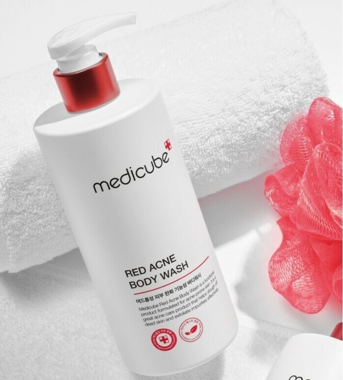 Купити Протизапальний гель для душу з кислотами Medicube Red Acne Body Wash, 400g Medicube