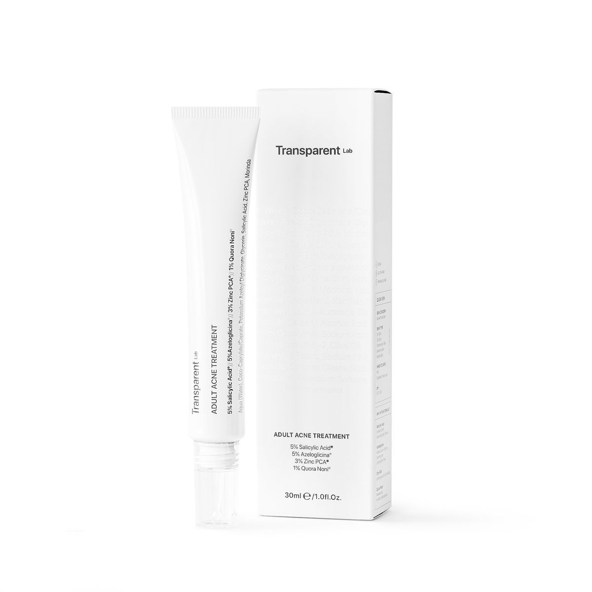 Купити Нічний засіб від прищів TRANSPARENT-LAB ADULT ACNE TREATMENT, 30ml TRANSPARENT LAB