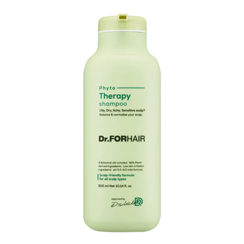 Купити Фітотерапевтичний шампунь для чутливої шкіри голови Dr.FORHAIR Phyto Therapy Shampoo, 300ml Dr.FORHAIR