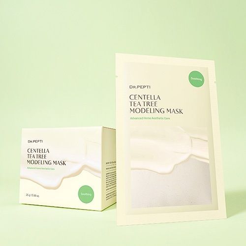 Купити Альгінатна маска для обличчя з центелою та чайним деревом DR.PEPTI Centella Tea Tree Modeling Mask, 25 г DR.PEPTI