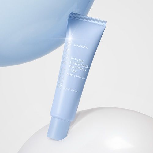 Купити Пептидна маска-плівка для сяйва та зволоження обличчя DR.PEPTI Peptide Water Glow Wrapping Mask, 60 мл DR.PEPTI