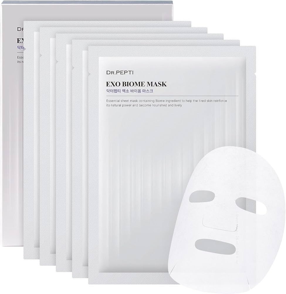 Купити Тканинна маска для обличчя Dr.Pepti Exo Biome Mask, 28 мл x 5шт DR.PEPTI