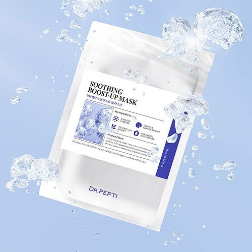 Купити Заспокійлива тканинна маска для обличчя DR.PEPTI Soothing Boost Up Mask, 25 мл x 5 шт DR.PEPTI