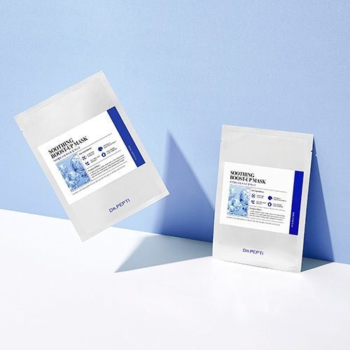 Купити Заспокійлива тканинна маска для обличчя DR.PEPTI Soothing Boost Up Mask, 25 мл x 5 шт DR.PEPTI