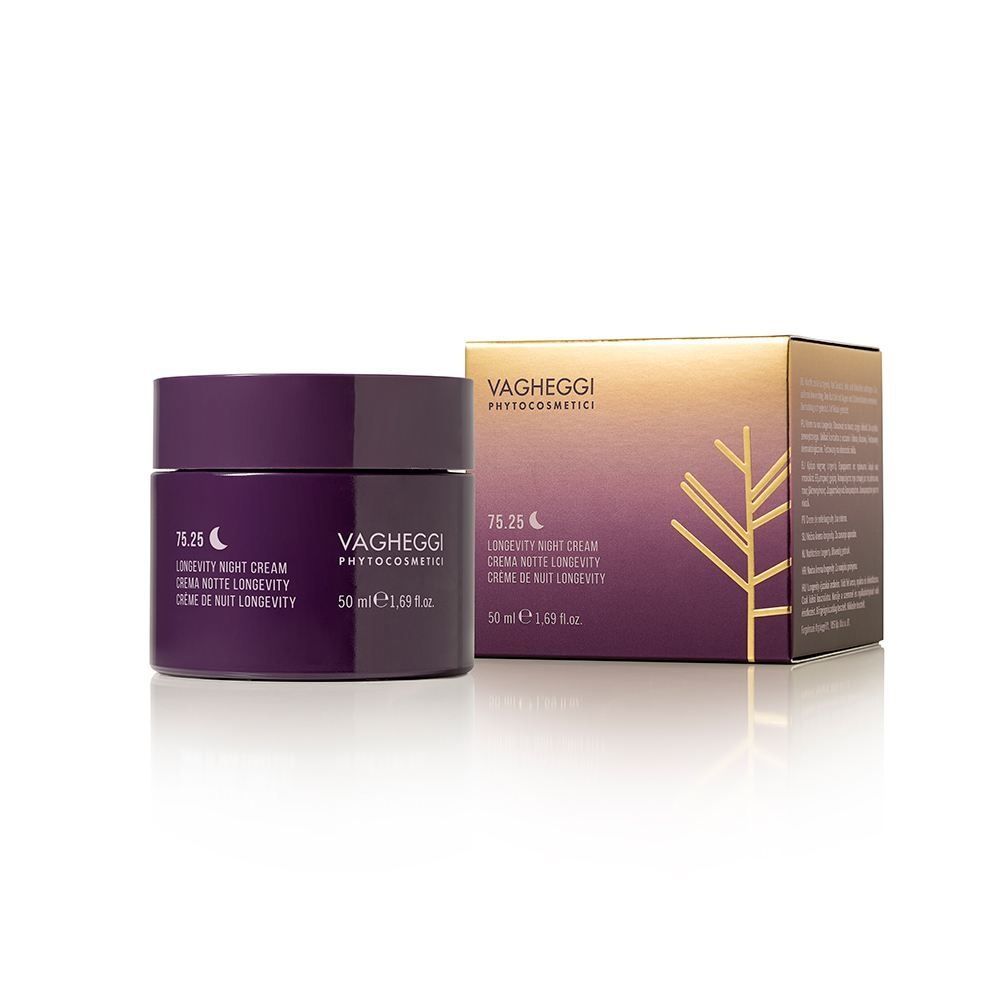 Купити Нічний омолоджувальний крем для обличчя Vagheggi 75.15 Longevity Night Cream, 50 мл Vagheggi