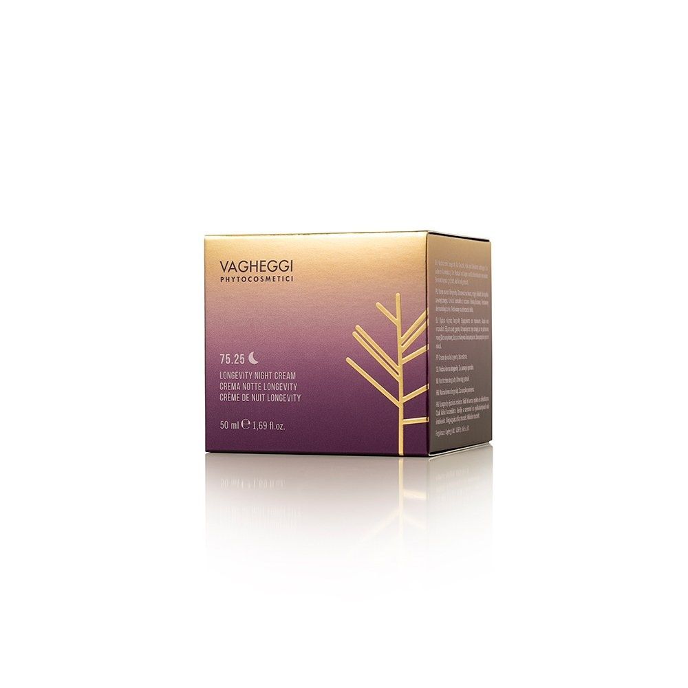 Купити Нічний омолоджувальний крем для обличчя Vagheggi 75.15 Longevity Night Cream, 50 мл Vagheggi