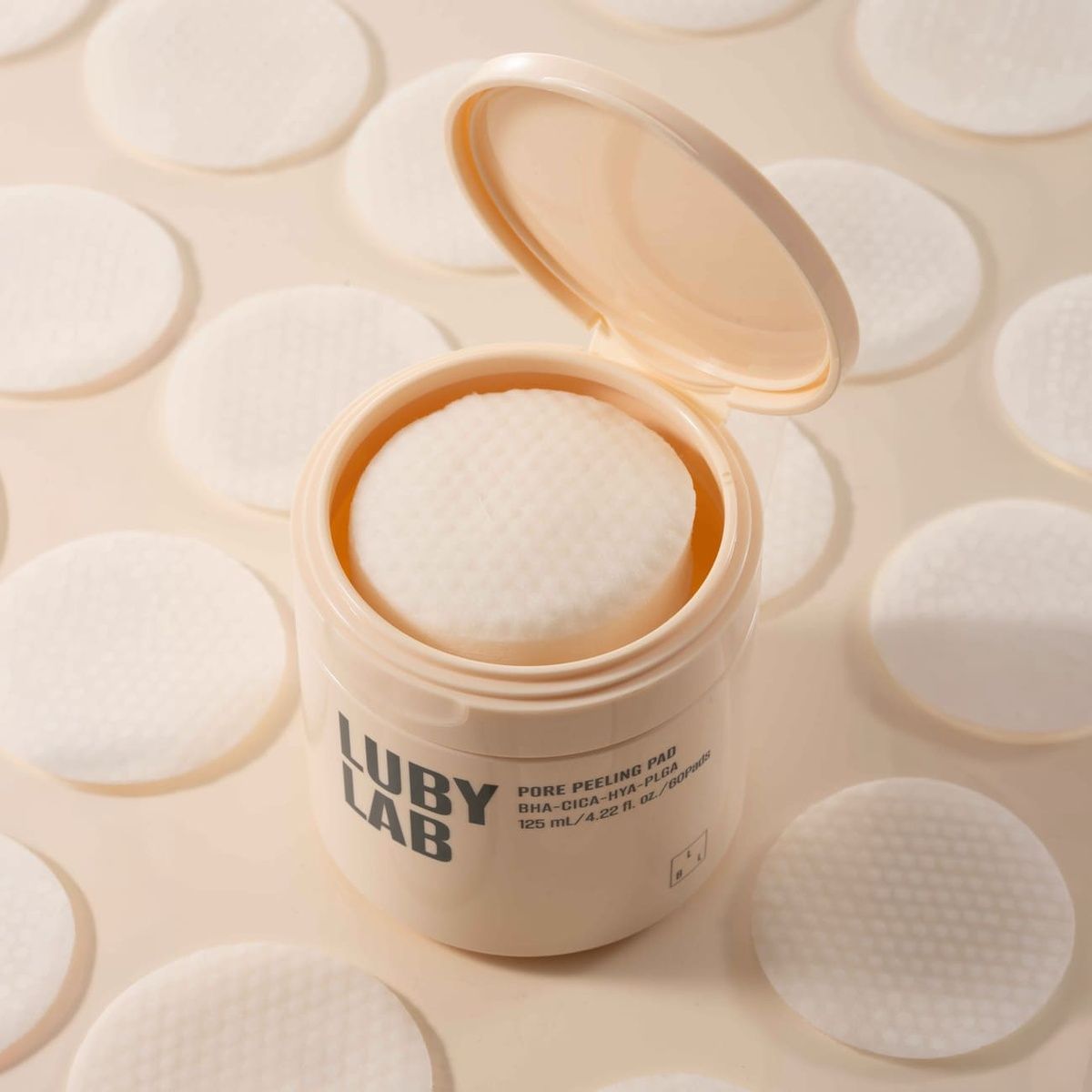 Купити Пілінг-пади для очищення пор обличчя LUBYLAB Pore Peeling Pad, 125 мл / 60 шт LUBYLAB