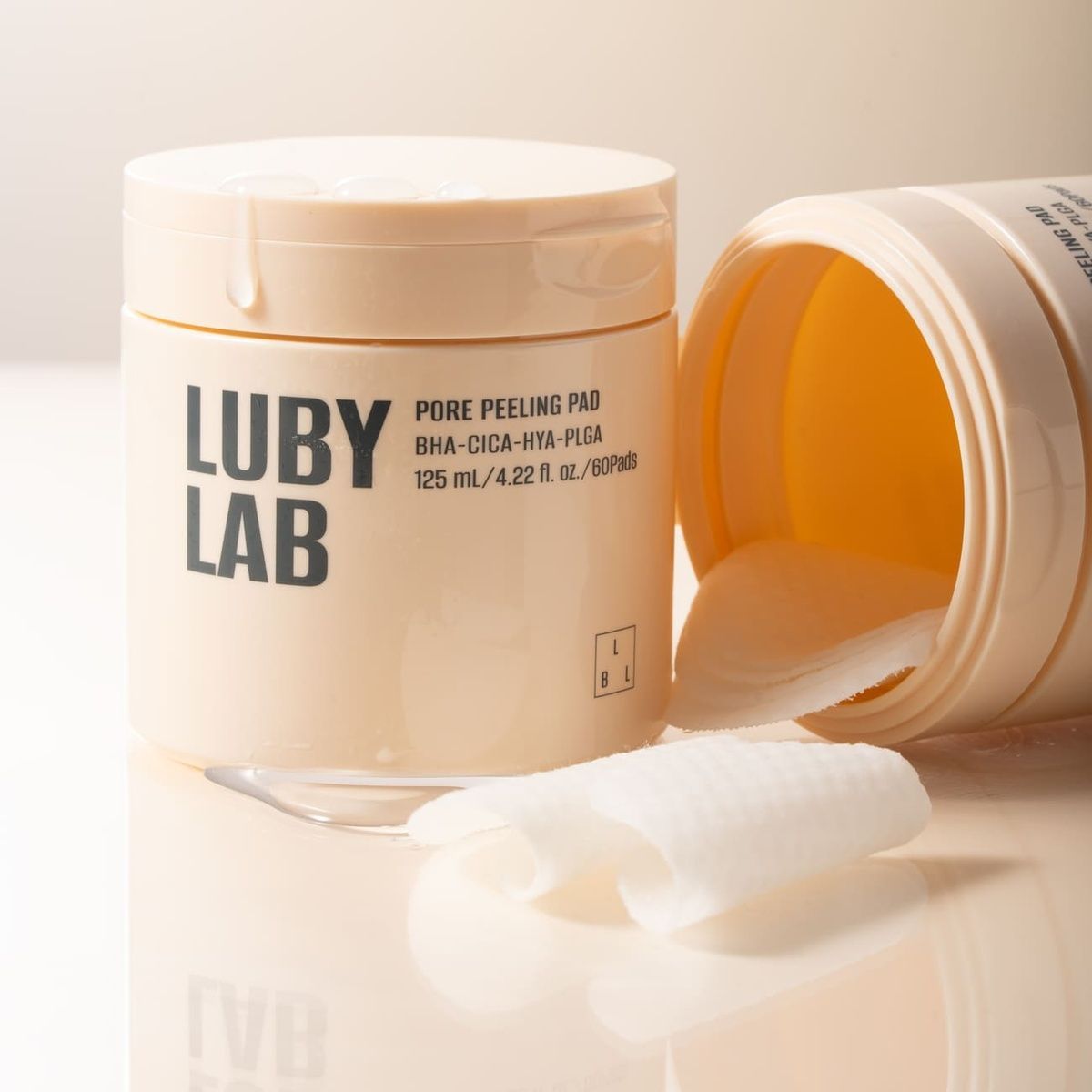 Купити Пілінг-пади для очищення пор обличчя LUBYLAB Pore Peeling Pad, 125 мл / 60 шт LUBYLAB
