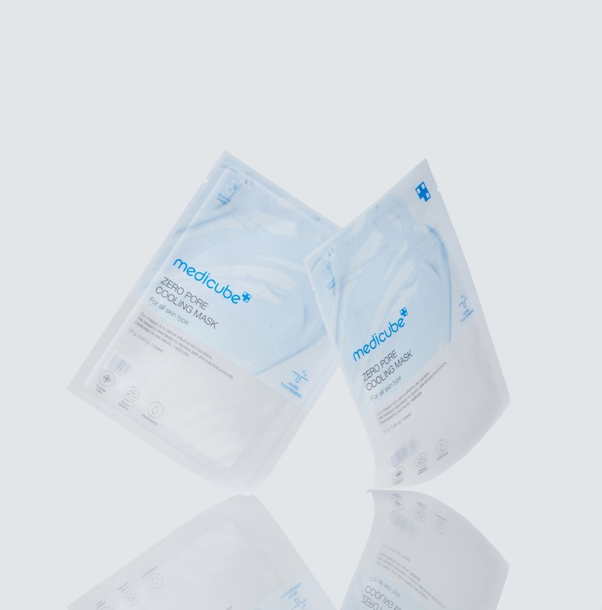 Охолоджувальна маска для звуження пор і контролю жирності шкіри Medicube Zero Pore Cooling Mask, 1pc MC - 022209 фото