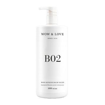 Освіжаючий бальзам для всіх типів волосся WOW&LOVE B02 WOW REFRESH BALM SALON, 1000ml MC - 021723 фото