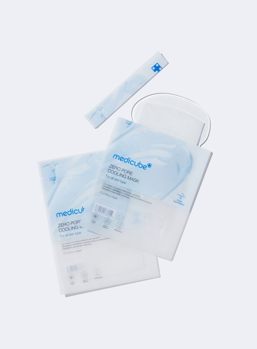 Охолоджувальна маска для звуження пор і контролю жирності шкіри Medicube Zero Pore Cooling Mask, 1pc MC - 022209 фото