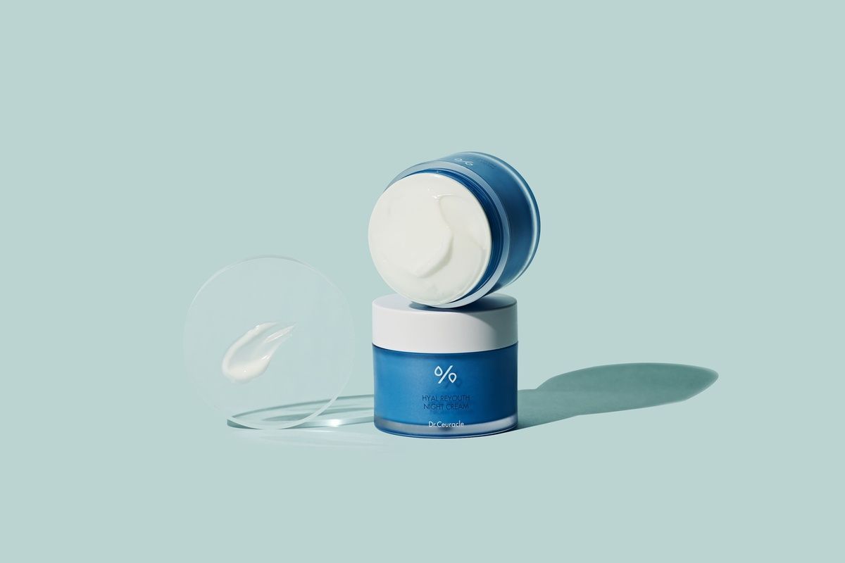 Зволожуючий нічний крем-маска з гіалуроновою кислотою Dr.Ceuracle Hyal Reyouth Night Cream, 60g MC - 022051 фото