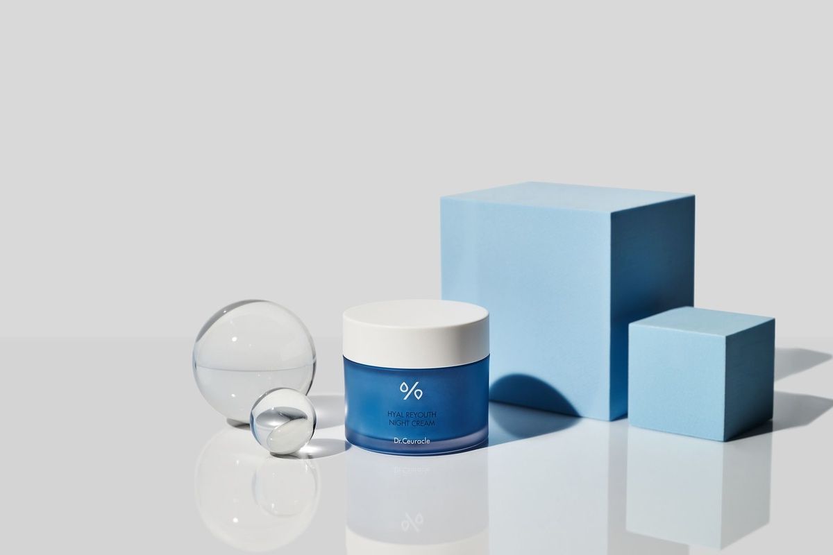 Зволожуючий нічний крем-маска з гіалуроновою кислотою Dr.Ceuracle Hyal Reyouth Night Cream, 60g MC - 022051 фото