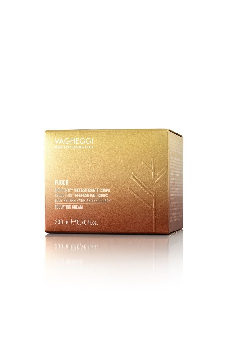 Купити Чорний скульптруюючий крем для тіла Fuoco Plus Black Sculpting Cream, 200ml Vagheggi