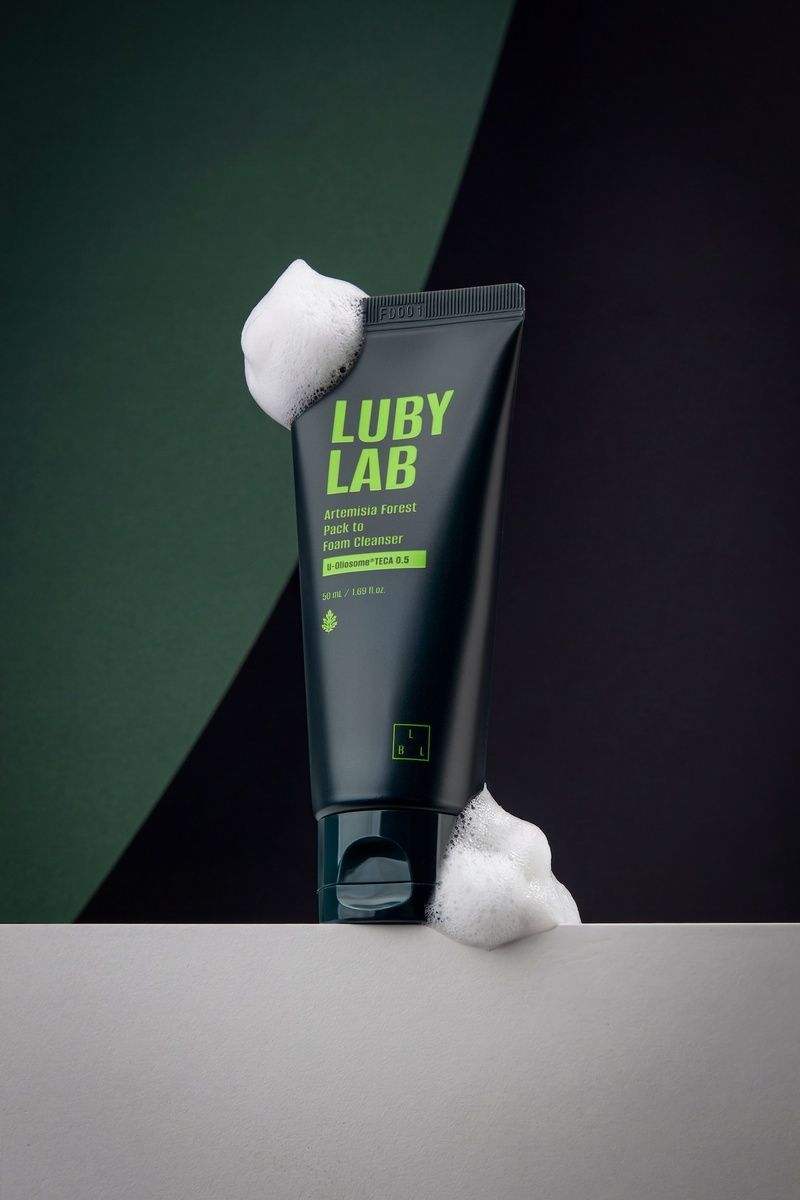 Купити Глиняна маска-пінка для очищення обличчя з полином LUBYLAB Artemisia Forest Pack-to-Foam Cleanser, 50 мл LUBYLAB