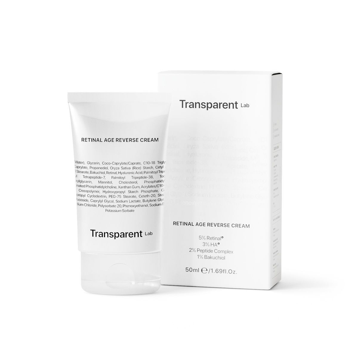Купити Крем для обличчя проти старіння TRANSPARENT-LAB RETINAL AGE REVERSE CREAM, 50ml TRANSPARENT LAB