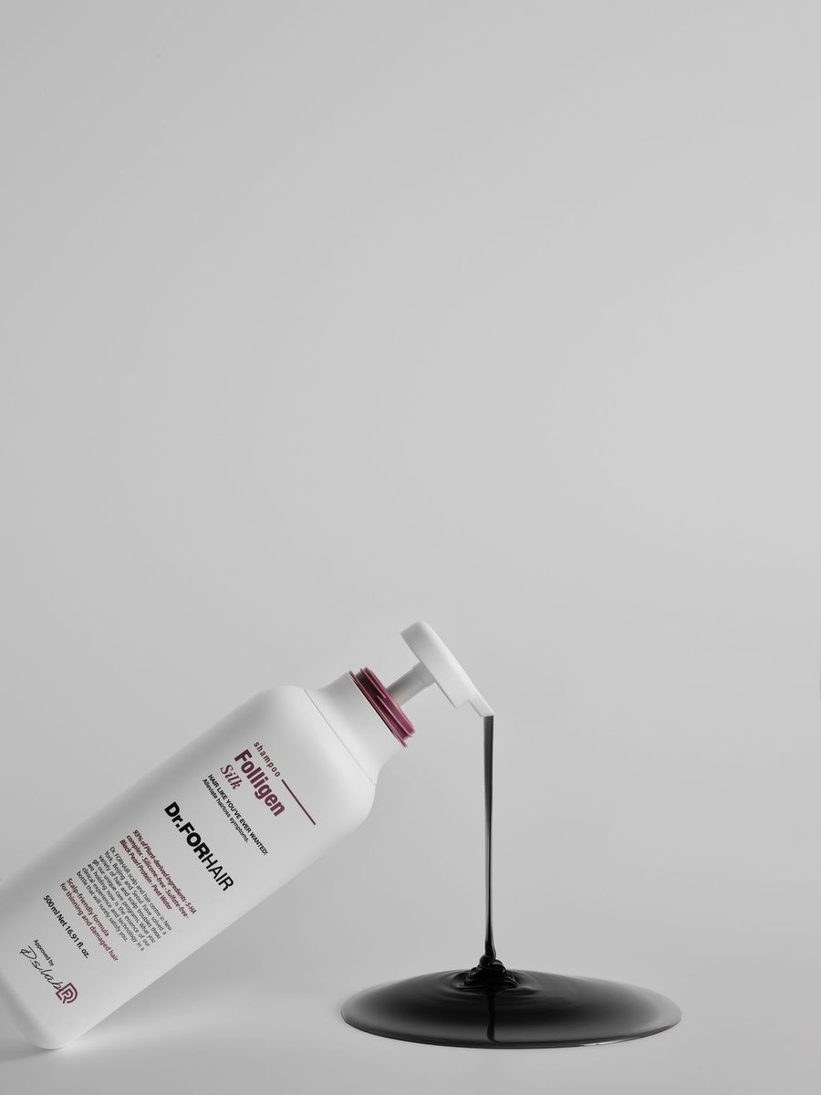 Купити Шампунь для сухого та пошкодженого волосся Dr.FORHAIR Folligen Silk Shampo, 500ml Dr.FORHAIR