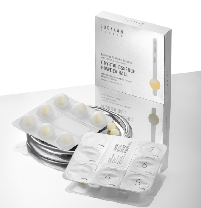 Купити Есенція-пудра для сяйва шкіри з вітаміном C LUBYLAB Crystal Essence Powder Ball, 60 мг LUBYLAB
