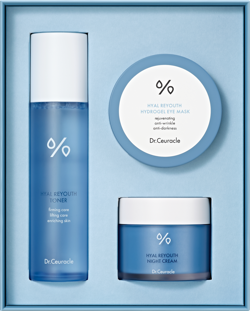 Купити Набір для сяючої шкіри з гіалуроновою кислотою Dr.Ceuracle Hyal Reyouth Glowing Set, 3 in 1 Dr.Ceuracle
