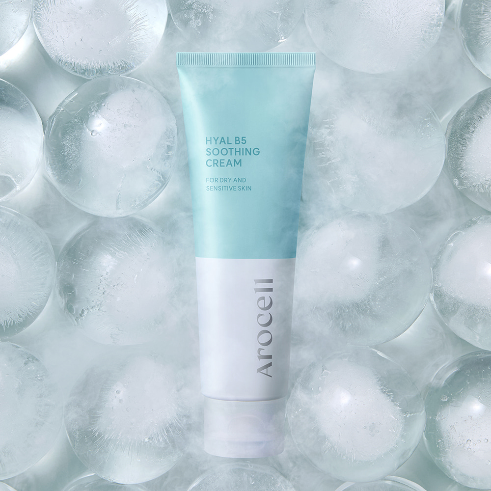 Заспокійливий крем з 5% пантенолу для чутливої шкіри Arocell Hyal B5 Soothing Cream, 80ml MC - 021194 фото