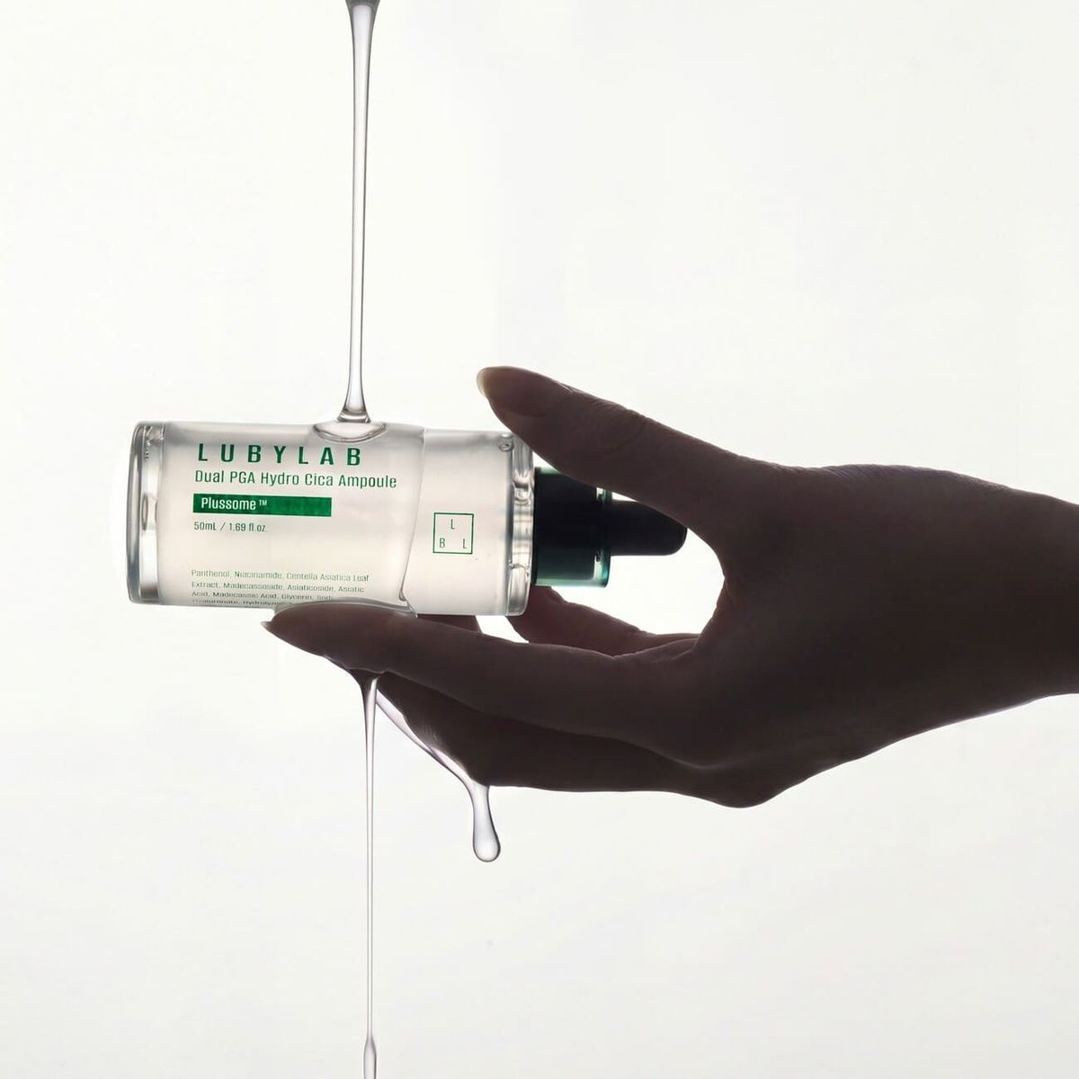 Купити Заспокійлива ампульна сироватка для обличчя LUBYLAB Dual PGA Hydro Cica Ampoule, 50 мл LUBYLAB