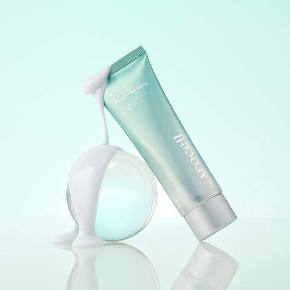 Купити Заспокійлива маска-плівка з гіалуроновою кислотою Arocell Hyal B5 Soothing Wrapping Mask, 80ml Arocell