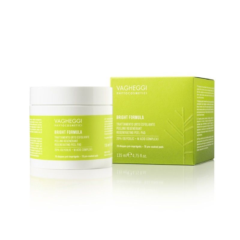 Купити Відновлювальні пілінг-пади для обличчя Vagheggi Bright Formula Regenerating Peel Pad, 70 шт. Vagheggi