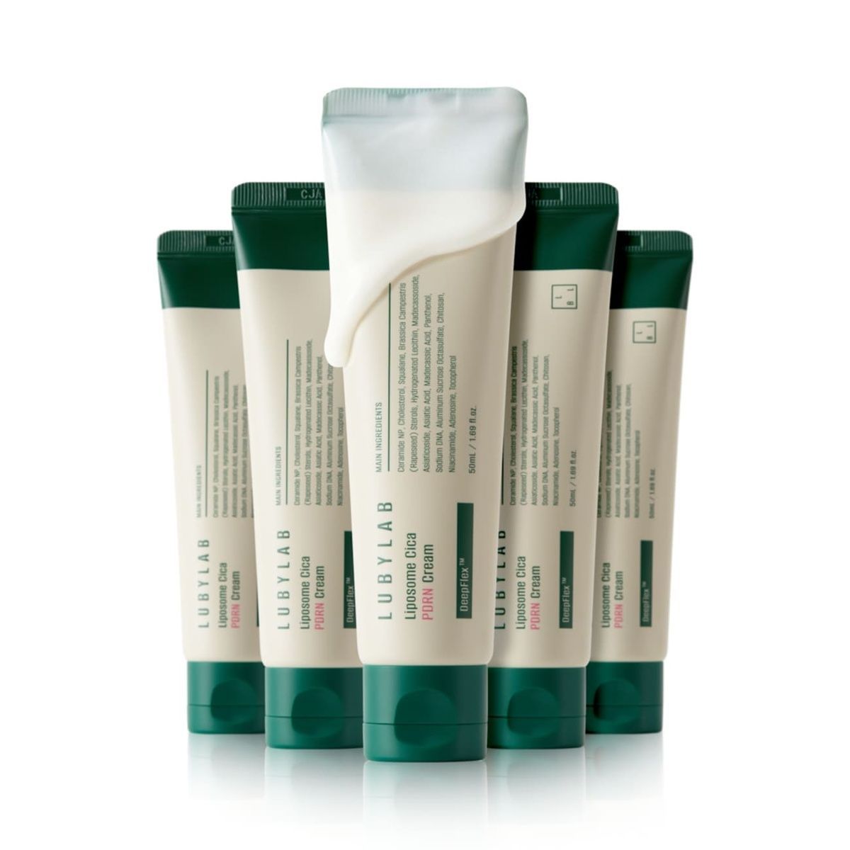 Купити Відновлювальний крем для обличчя з центелою та PDRN LUBYLAB Liposome Cica PDRN Cream, 50 мл LUBYLAB