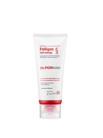 Шампунь для зміцнення та відновлення зрілого волосся Dr.FORHAIR Folligen Cell Energy Shampoo, 100ml MC - 021149 фото