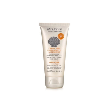 Купити Сонцезахисний омолоджувальний крем для обличчя Vagheggi Anti-Ageing Tanning Face Cream SPF 50+, 50 мл Vagheggi