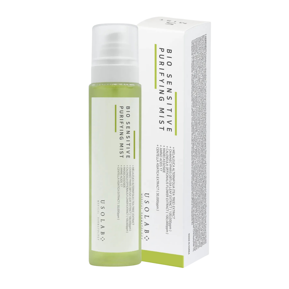 Купити Заспокійливий тонер-спрей для обличчя USOLAB Bio Sensitive Purifying Mist, 150 мл USOLAB