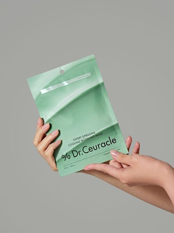 Альгінатна маска зі спіруліною проти набряків Dr.Ceuracle Expert Spirulina Modeling Mask, 30g MC - 022012 фото