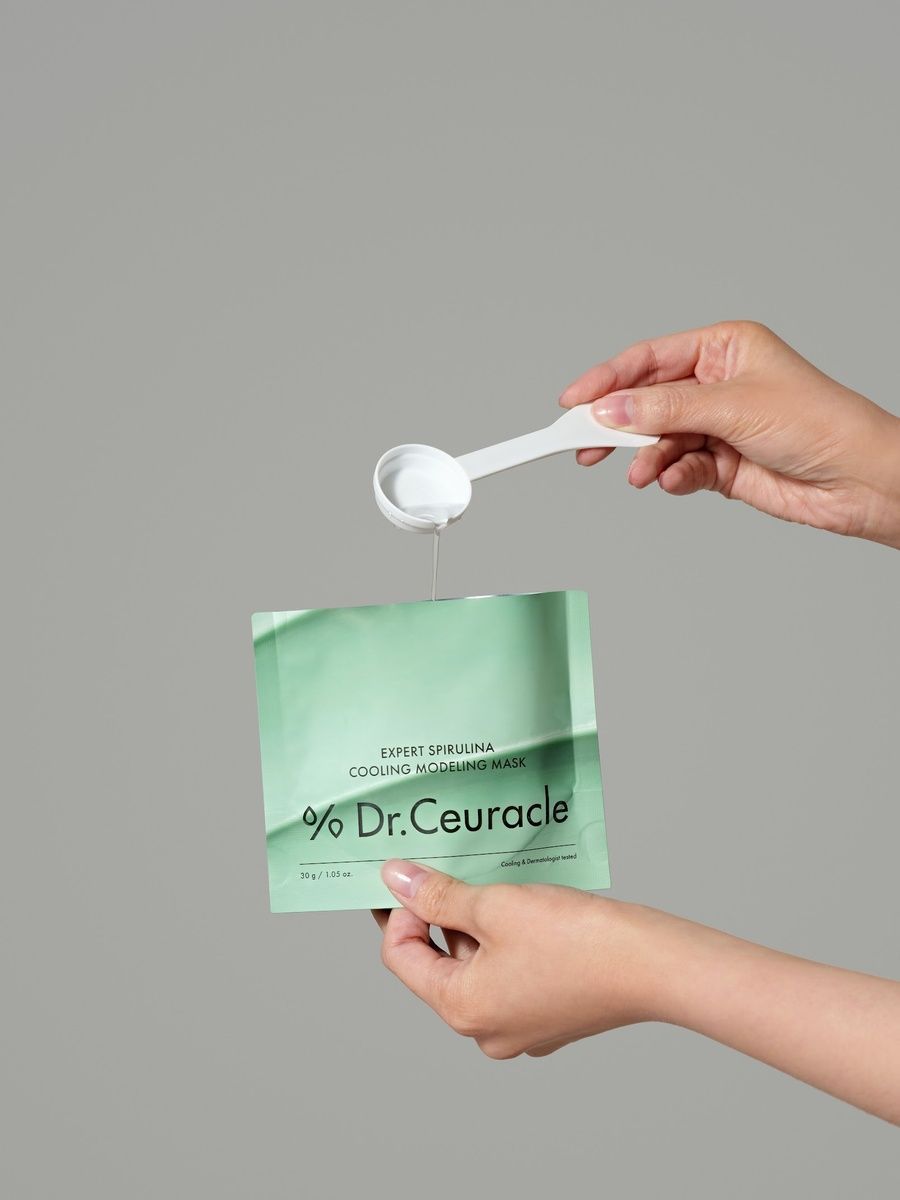 Альгінатна маска зі спіруліною проти набряків Dr.Ceuracle Expert Spirulina Modeling Mask, 30g MC - 022012 фото